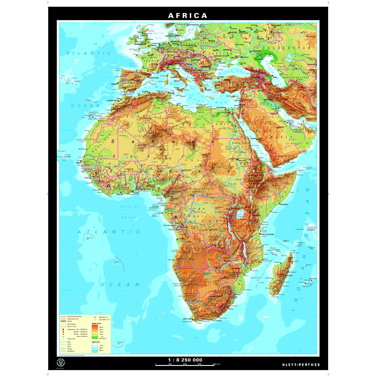 Атлас на карте африки. Физ карта Африки. Физическая карта Евразии и Африки. Атлас Африка.