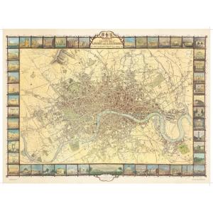 London Tallis 1851 by Oxford Cartographers