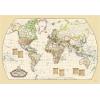 Antique World Wall Map - English and French by Lucid Map