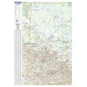 Saskatchewan Wall Map by Lucid Map