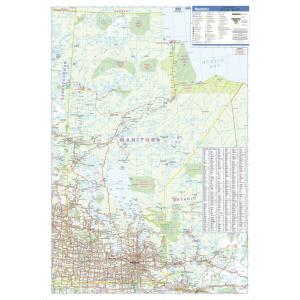 Manitoba Wall Map by Lucid Map