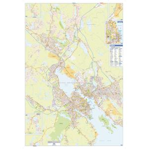 Halifax Wall Map - Street Detail - Large by Lucid Map