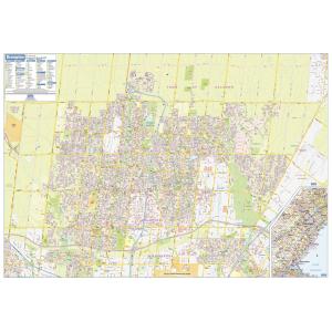 Brampton Wall Map - Street Detail - Large by Lucid Map