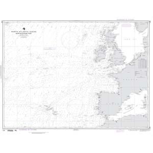 NGA Chart - North Atlantic Ocean (Northeastern Part) - 00126