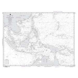 NGA Chart - Western Part of Pacific Ocean including Philippines and Indonesia - 00524