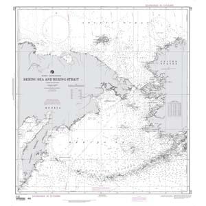 NGA Chart - Bering Sea and Bering Strait - 00532