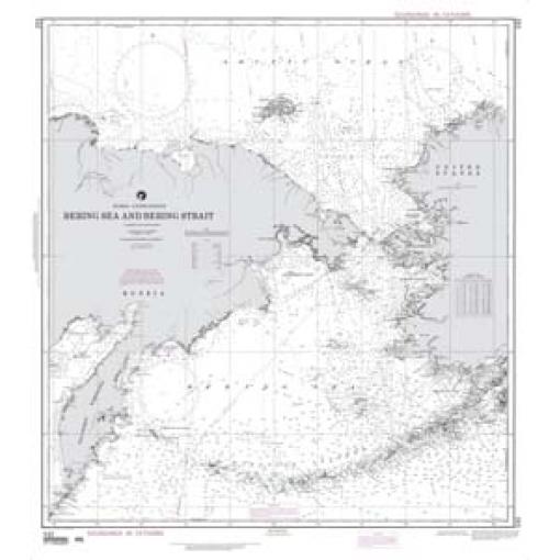 NGA Chart - Bering Sea and Bering Strait - 00532