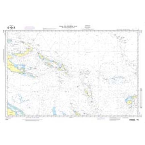 NGA Chart - Coral and Solomon Seas - 00604
