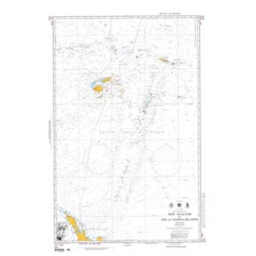 NGA Chart - New Zealand to Fiji and Samoa Islands - 00605