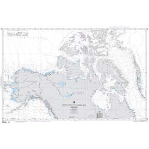 NGA Chart - Bering Strait to Greenland (Arctic) - 00803