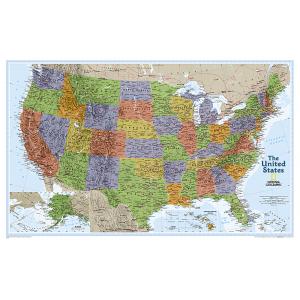 United States Explorer Wall Map by National Geographic
