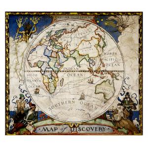 Eastern Hemisphere Map of Discovery Wall Map by National Geographic