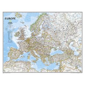 Europe Classic Wall Map by National Geographic