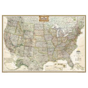 United States Executive Wall Map by National Geographic