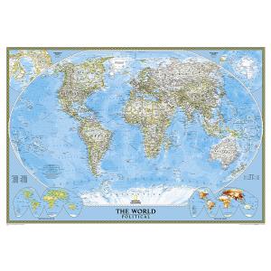 World Classic Wall Map by National Geographic