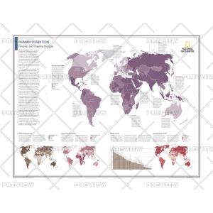 Human Condition: Progress and Ongoing Struggle - Atlas of the World, 10th Edition by National Geographic