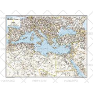 Mediterranean Region - Atlas of the World, 10th Edition by National Geographic