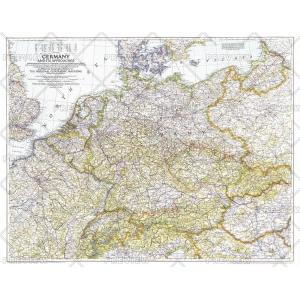 Germany and Its Approaches 1938-1939 - Published 1944 by National Geographic