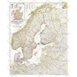 Northern Europe - Published 1954 by National Geographic