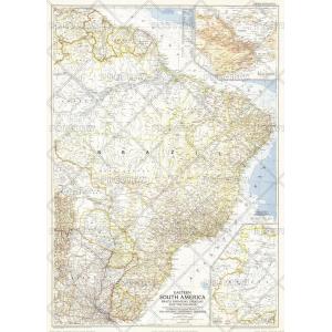 Eastern South America - Published 1955 by National Geographic