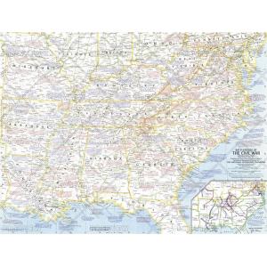 Battlefields of the Civil War - Published 1961 by National Geographic