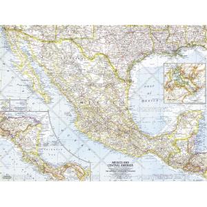 Mexico and Central America - Published 1961 by National Geographic