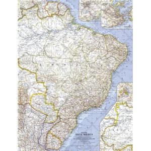 Eastern South America - Published 1962 by National Geographic