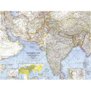 Southwest Asia - Published 1963 by National Geographic