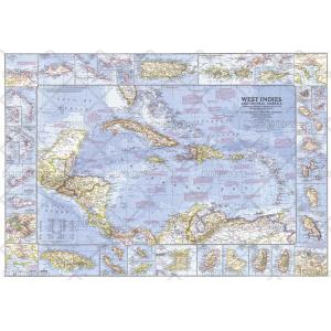 West Indies and Central America - Published 1970 by National Geographic