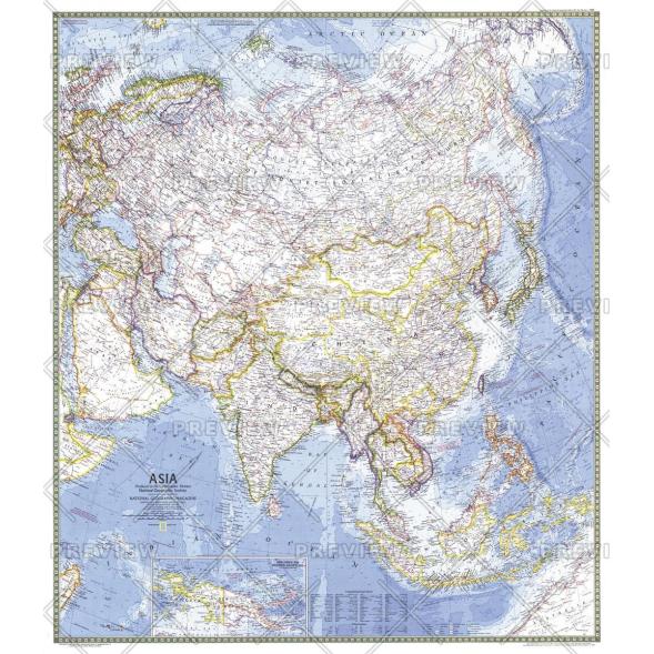 Detailed political world map with Asia focus, featuring country borders, geographic features, and a comprehensive layout for travel, education, and navigation needs.