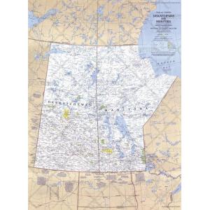 Saskatchewan and Manitoba Canada - Published 1979 by National Geographic