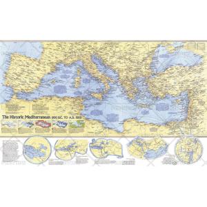 Historic Mediterranean, 800 BC to AD 1500 - Published 1982 by National Geographic