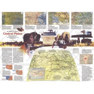 Central Plains Map Side 2 - Published 1985 by National Geographic