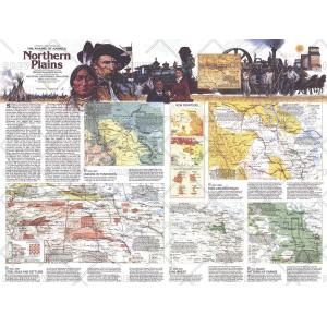 Northern Plains Map Side 2 - Published 1986 by National Geographic