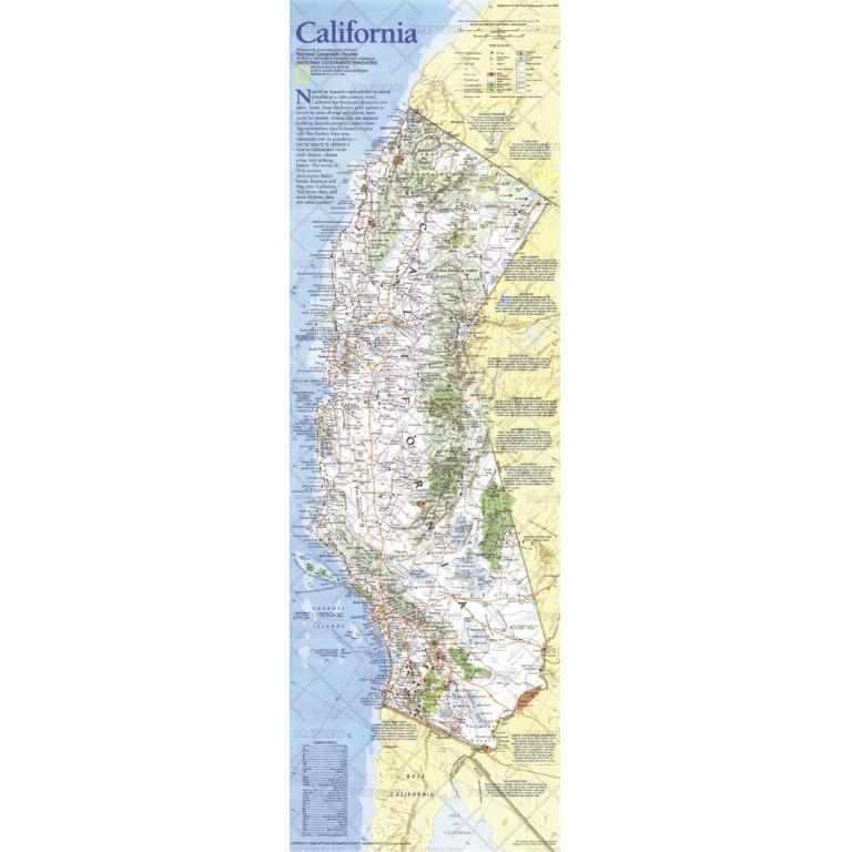 California - Published 1993 by National Geographic