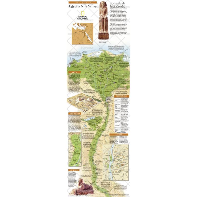 Egypts Nile Valley North - Published 2005 by National Geographic