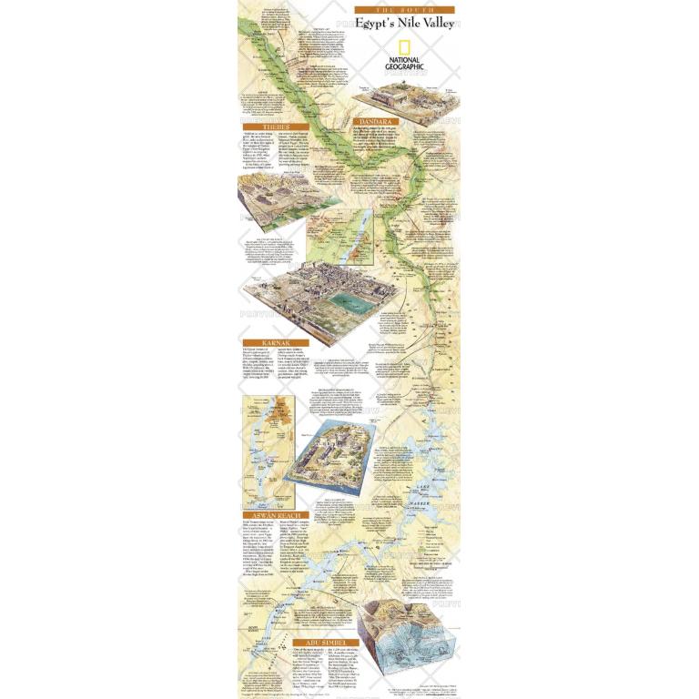 Egypts Nile Valley South - Published 2005 by National Geographic