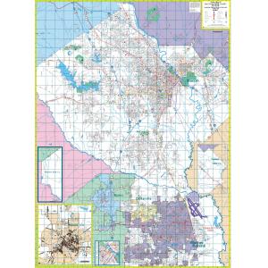 Macon and Bibb County, GA Wall Map
