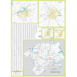 Darlington County, SC Wall Map