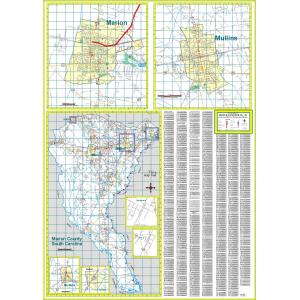 Marion County, SC Wall Map