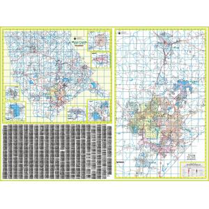Pinehurst and Moore County, NC Wall Map