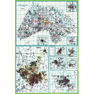 Rocky Mount and Nash & Edgecombe County, NC Wall Map