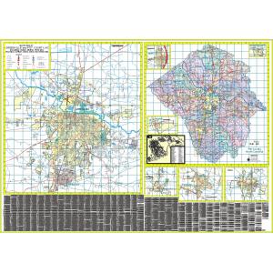 Greenville and Pitt County, NC Wall Map
