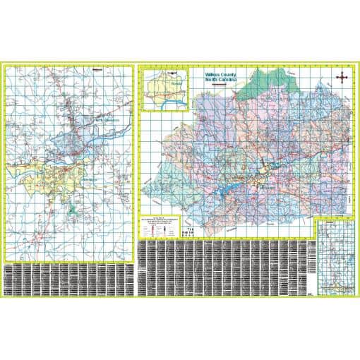 Detailed topographic map of Wilkes County, North Carolina, showing roads, waterways, and terrain features for accurate navigation and geographic reference.
