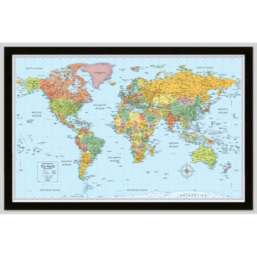 World Signature Wall Map by Rand McNally - Image 6
