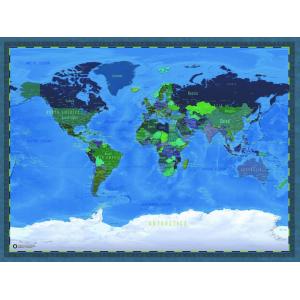 World Modern Wall Map by MapShop
