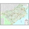 North & South Carolina and Virginia Regional Wall Map by MapShop