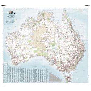 Australia Large Map by Hema