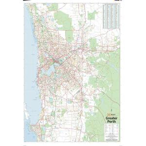 Perth, Australia Regional Wall Map by Hema