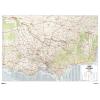 Victoria, Australia State Wall Map by Hema